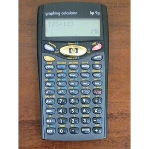 Hewlett Packard HP 9G Scientific Graphing Calculator With Sliding Cover